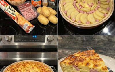 Sýty slaný koláč s cestom a zemiakmi: Rýchly improvizovaný obed z dostupných surovín