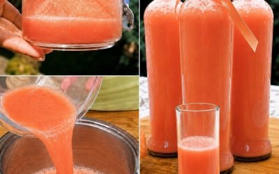 Domáci broskyňový sirup