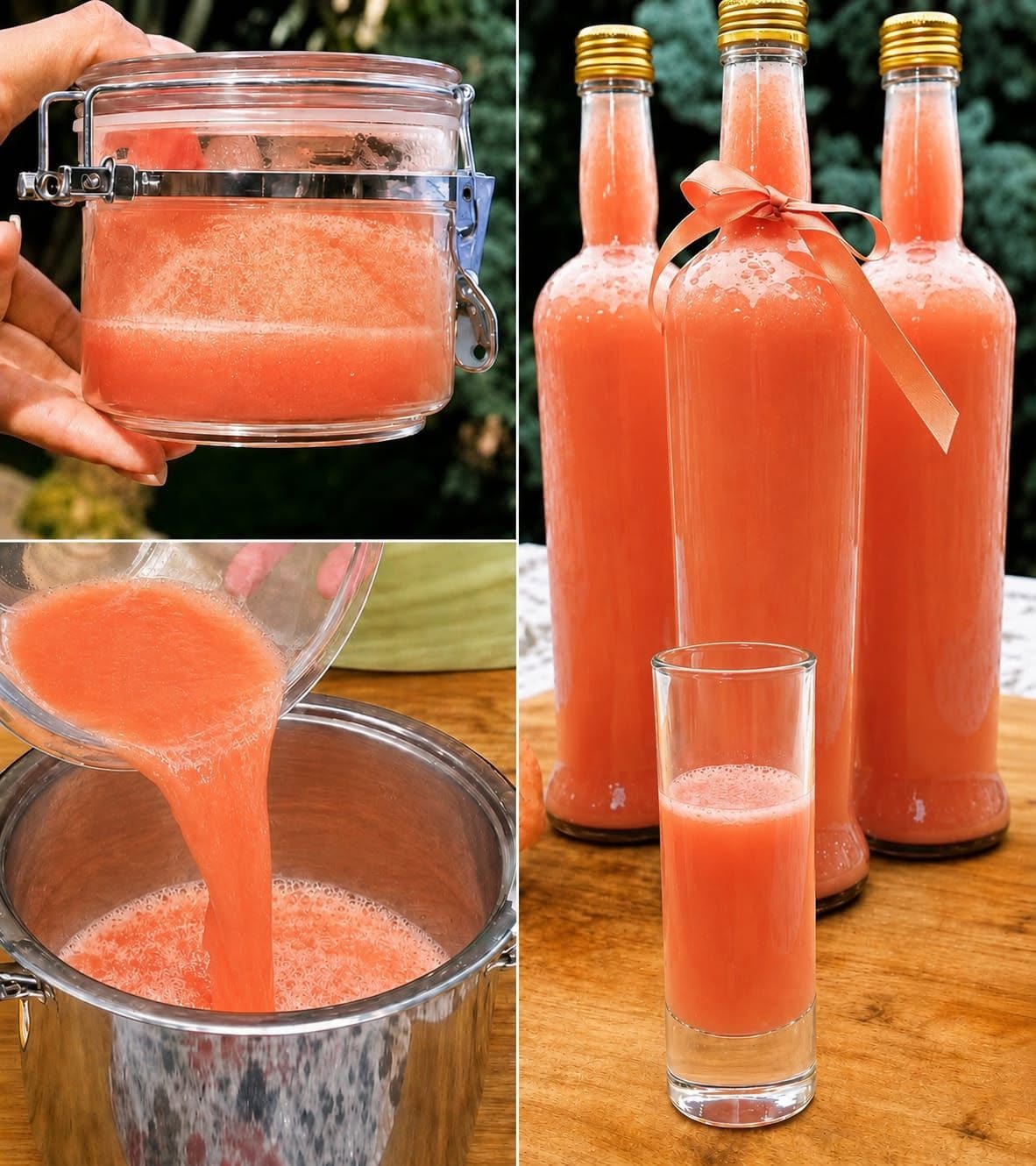 Domáci broskyňový sirup