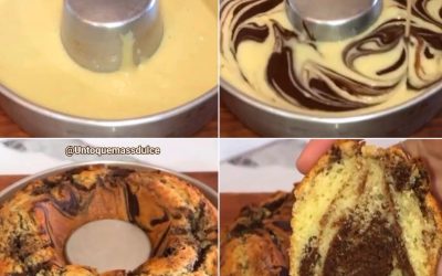 Šťavnatý mramorový koláč: Recept na dokonalú domácu sladkosť