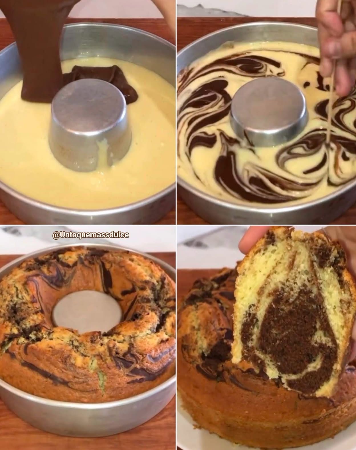 Šťavnatý mramorový koláč: Recept na dokonalú domácu sladkosť
