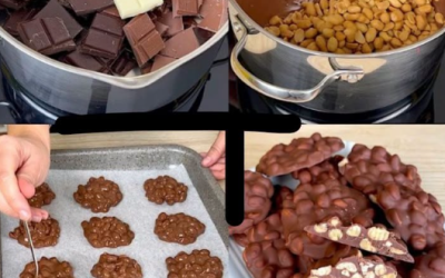 Čokoládovo-arašidový plátok: Jednoduchý recept na domáci zákusok
