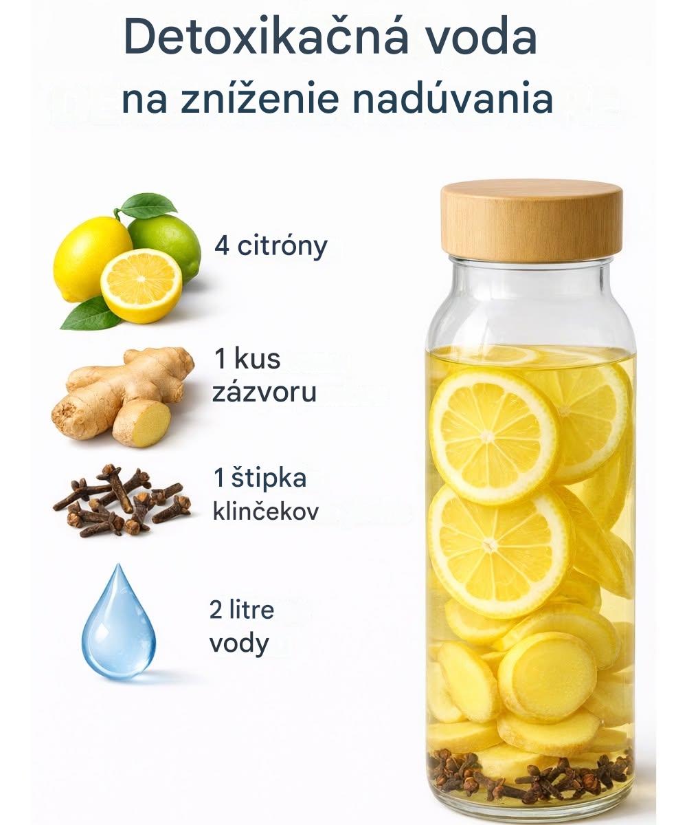 Detoxikačná voda na zníženie nadúvania: Kompletný sprievodca a recept