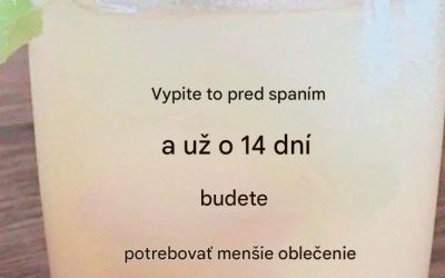Nápoj pred spaním, ktorý podporuje redukciu brušného tuku – fakty a recept